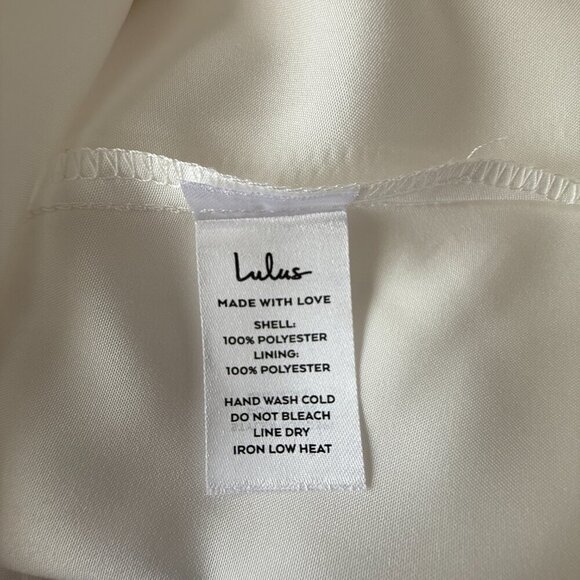 Women's S Lulus The Way to Love White Ruffled Maxi Dress - Picture 8 of 11